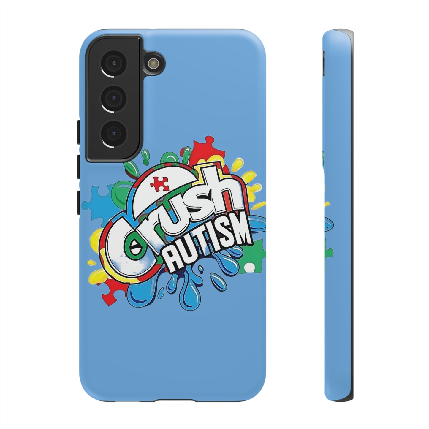 Crush Autism Tough Phone Cases