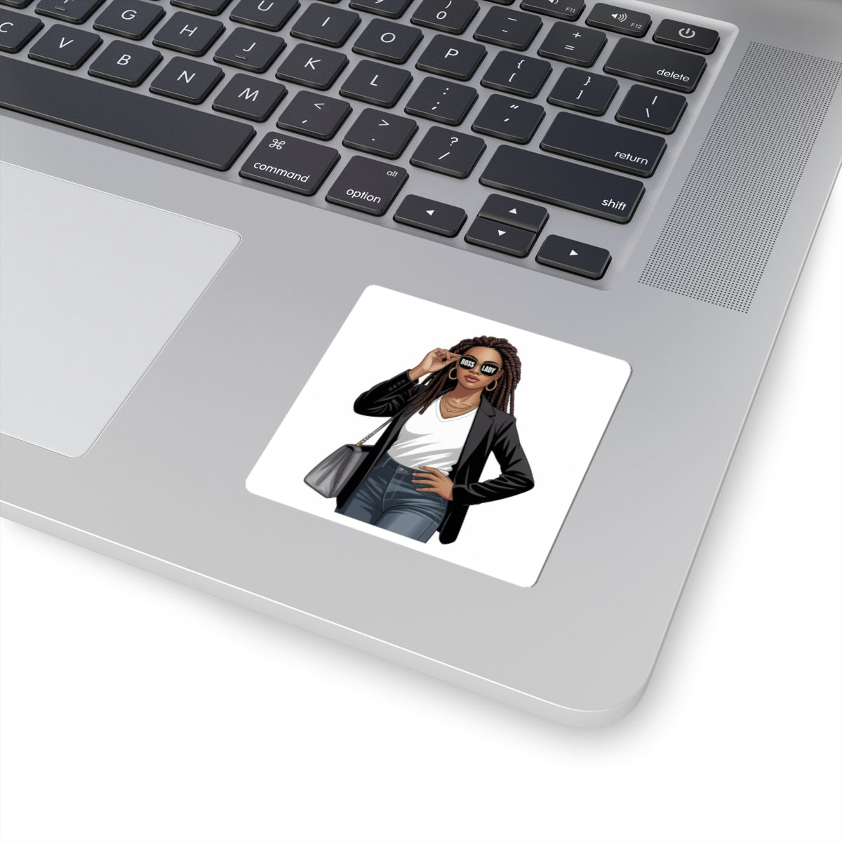 Boss Lady Kiss-Cut Stickers – Empowering Décor for Laptops, Notebooks, and Gifts