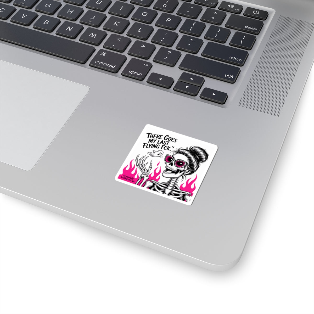 Sassy Skeleton Kiss-Cut Stickers | Fun Laptop Decor, Halloween Gifts, Quirky Party Supplies, Unique Art Stickers