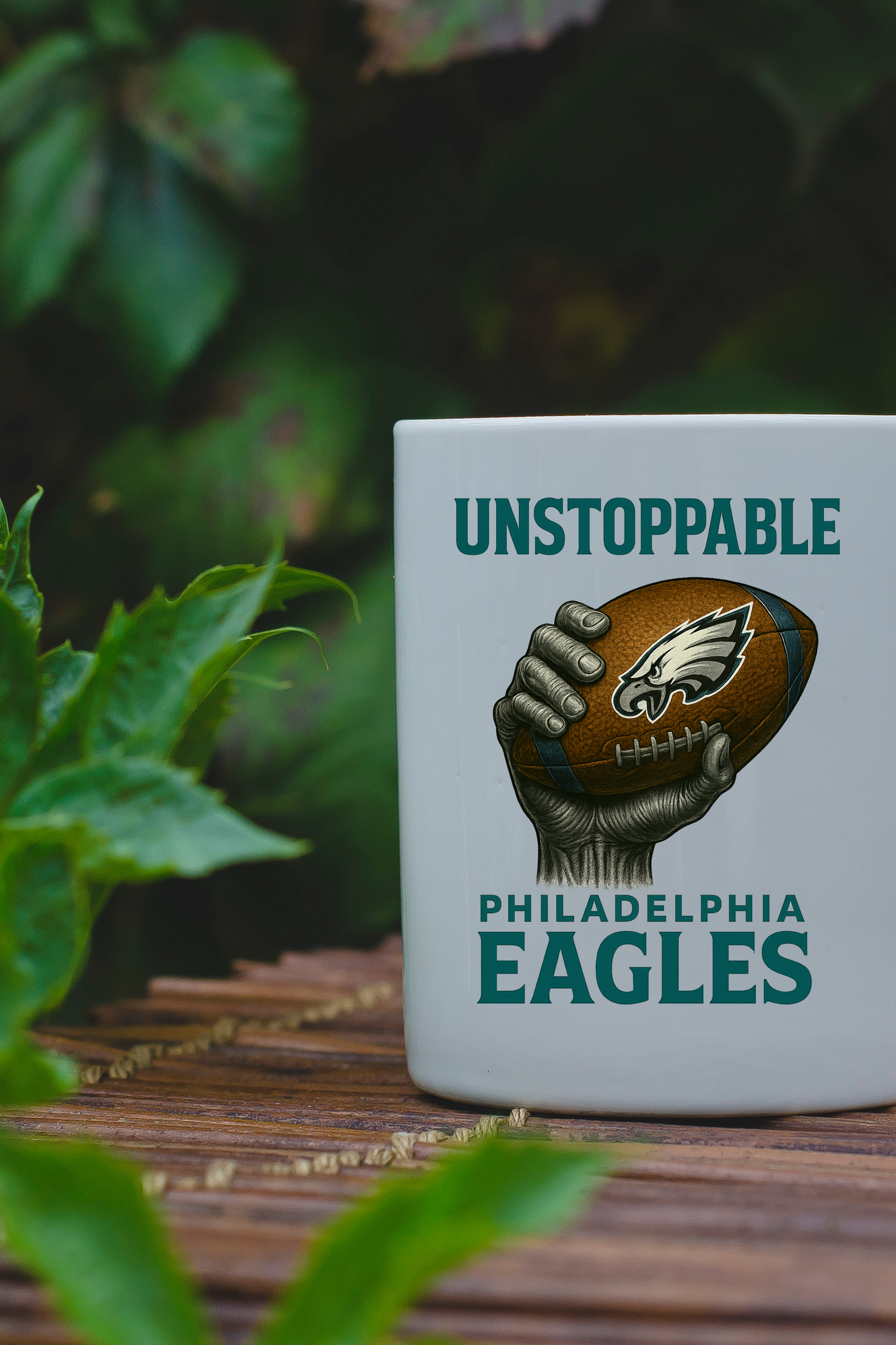 Unstoppable Grip – Philadelphia Eagles Merch | Fan Shirt, Cup Wrap, Sticker, PNG
