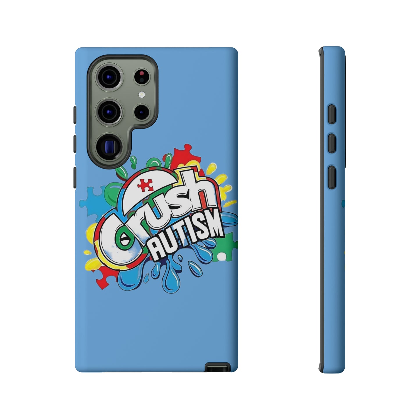 Crush Autism Tough Phone Cases