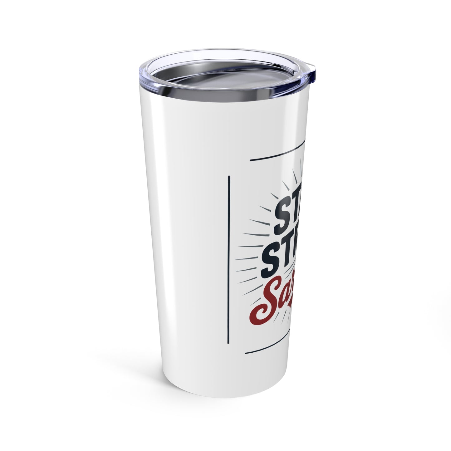 Stars Stripes and Sarcasm Tumbler – Funny July 4th Mug for Women, Patriotic Sass, Red White & Boujee Cup Gift