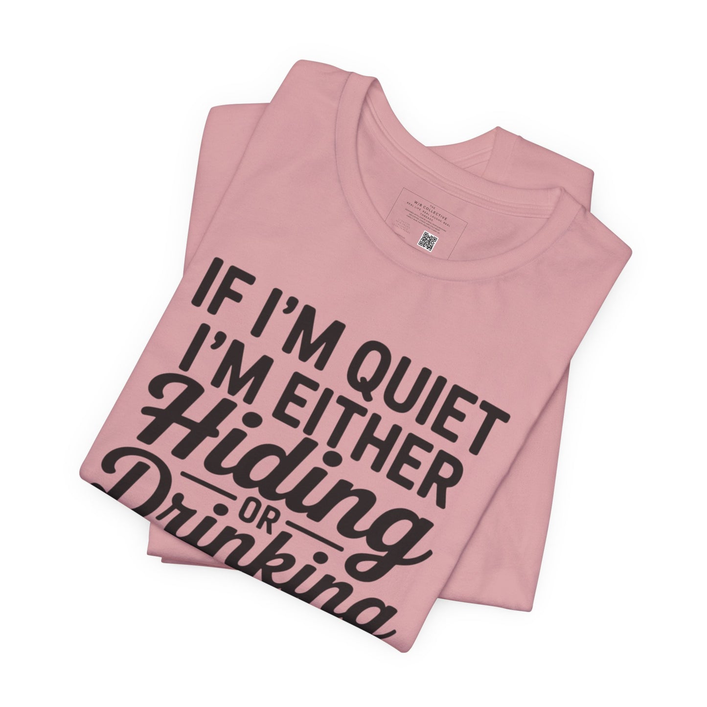 Funny Wine Quote Unisex Jersey Tee - Perfect Gift for Wine Lovers