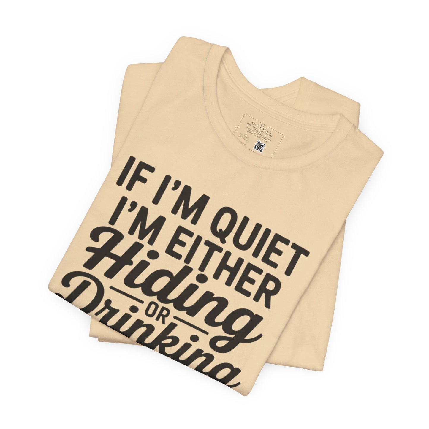 Funny Wine Quote Unisex Jersey Tee - Perfect Gift for Wine Lovers