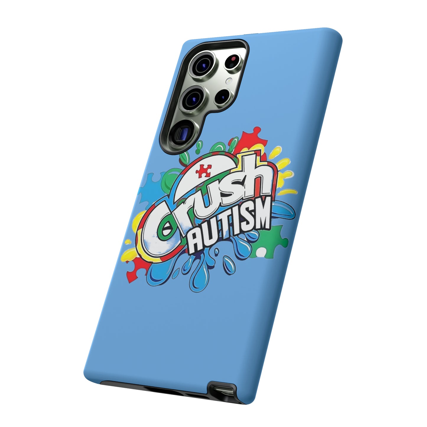 Crush Autism Tough Phone Cases
