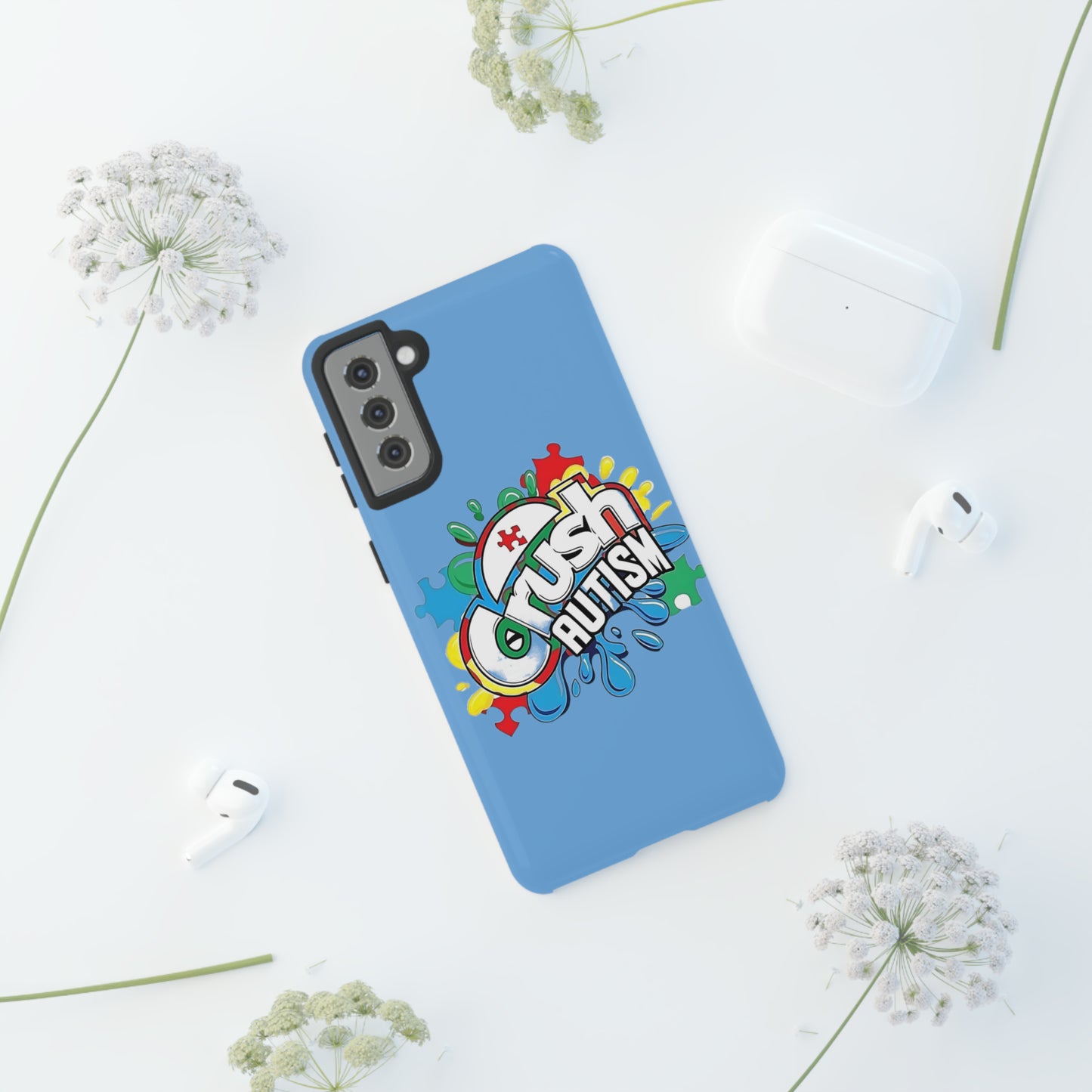 Crush Autism Tough Phone Cases