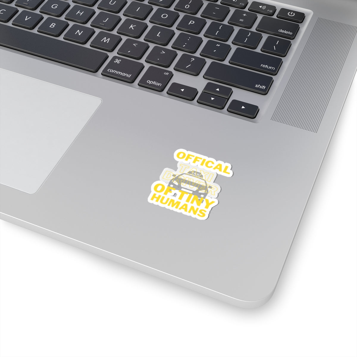 Official Taxi Driver of Tiny Humans Sticker - Fun Parent Humor