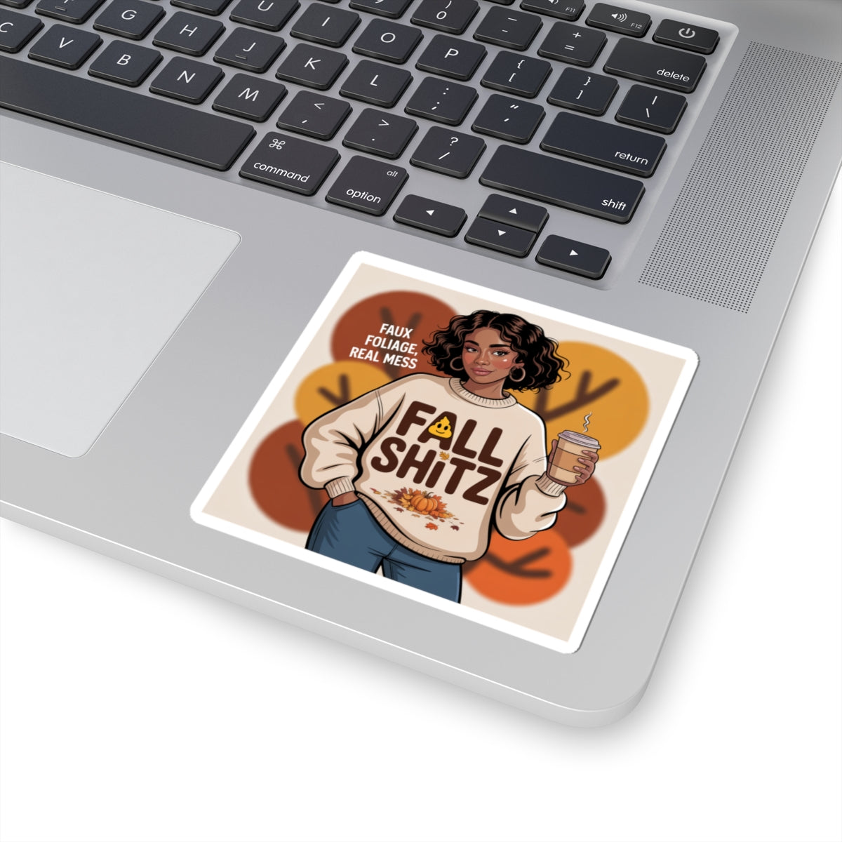 Autumn Vibe Kiss-Cut Stickers, Fall Decor, Laptop Stickers, Seasonal Gifts, Creative Planner Accessories
