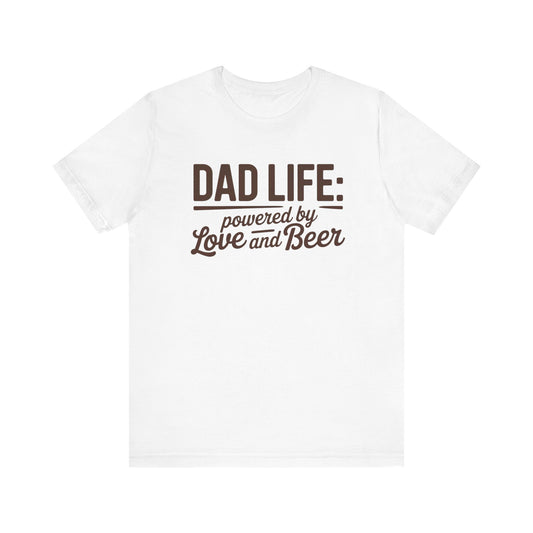 Dad Life Unisex Tee - Perfect Gift for Fathers, Casual Wear, Beer Lovers, Father's Day, Birthday Celebrations