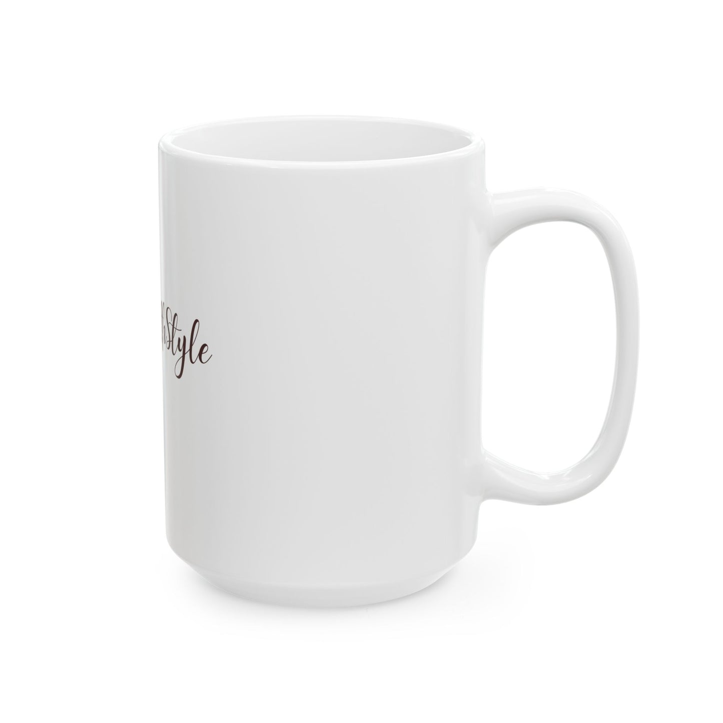 #ChaosWithStyle Ceramic Mug - 11oz & 15oz | Perfect for Coffee Lovers & Gift Givers