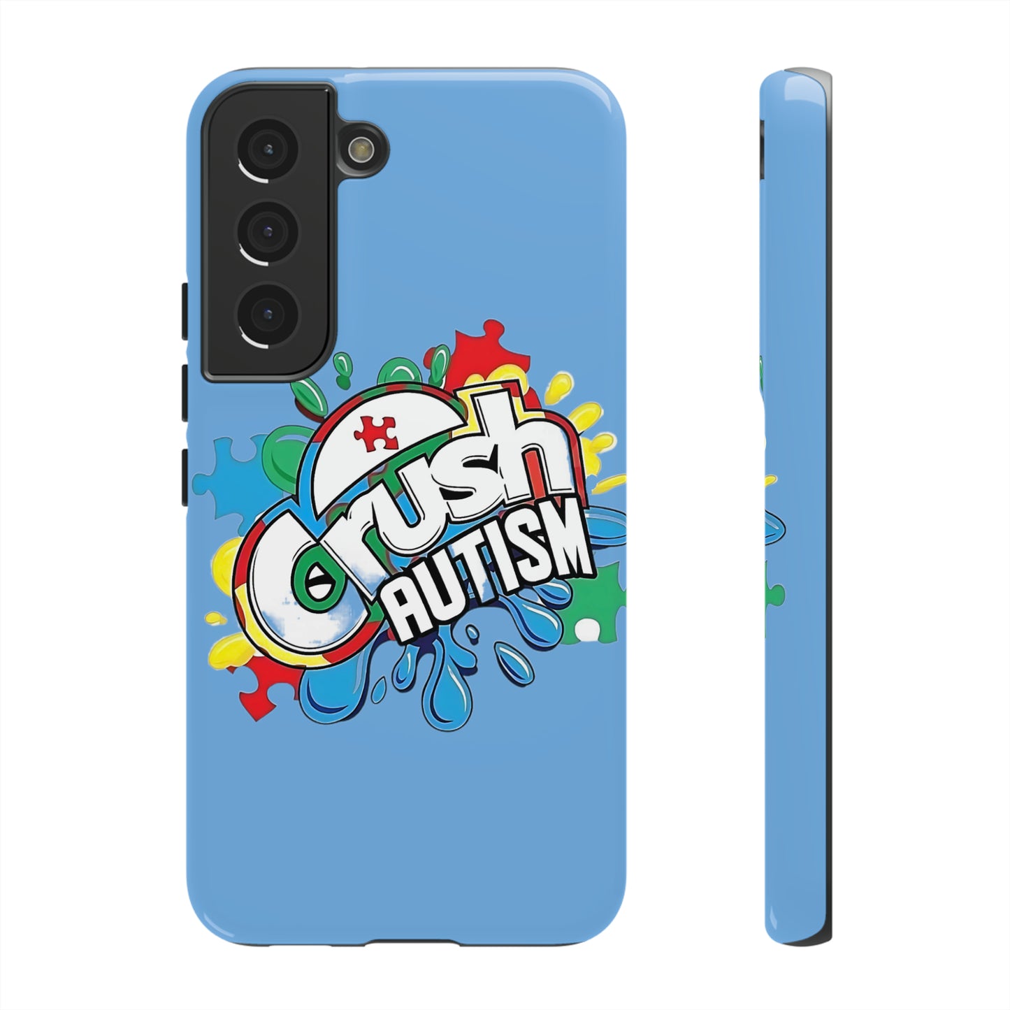 Crush Autism Tough Phone Cases