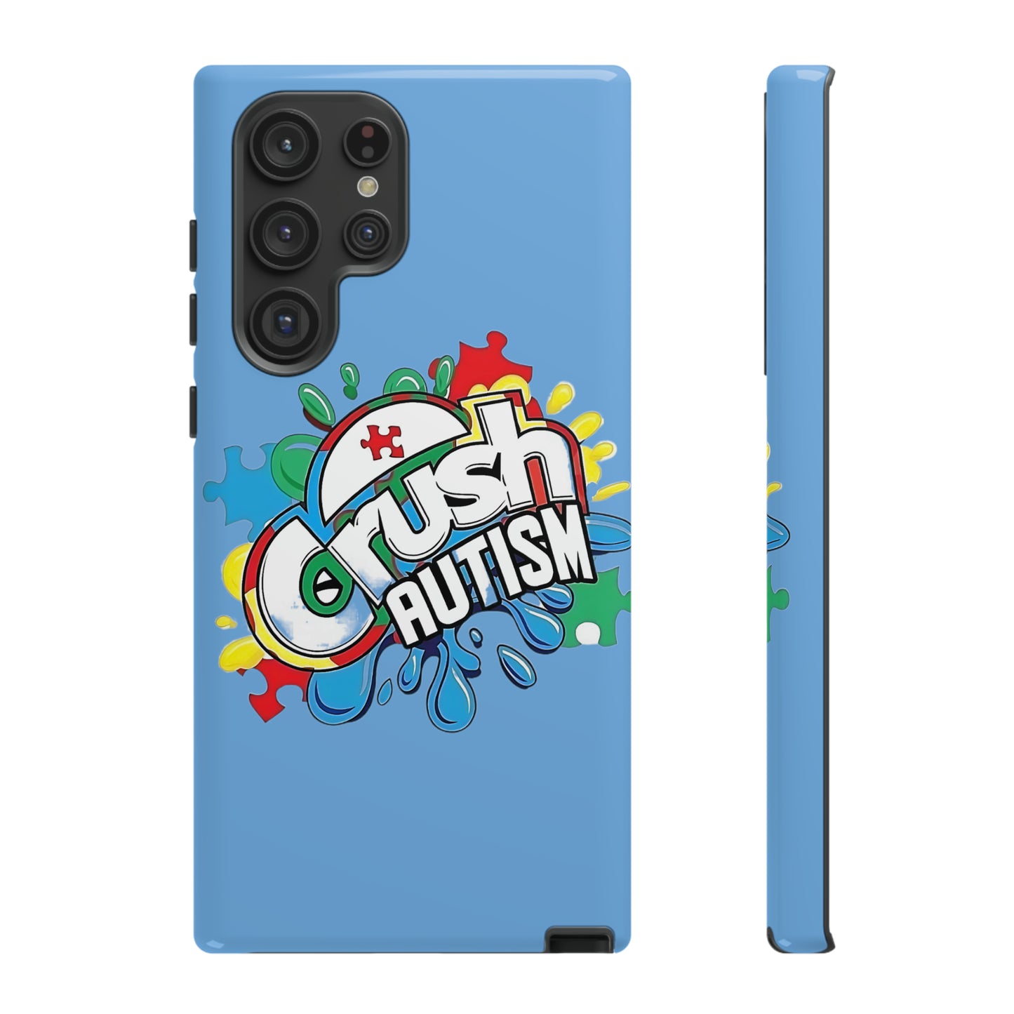 Crush Autism Tough Phone Cases