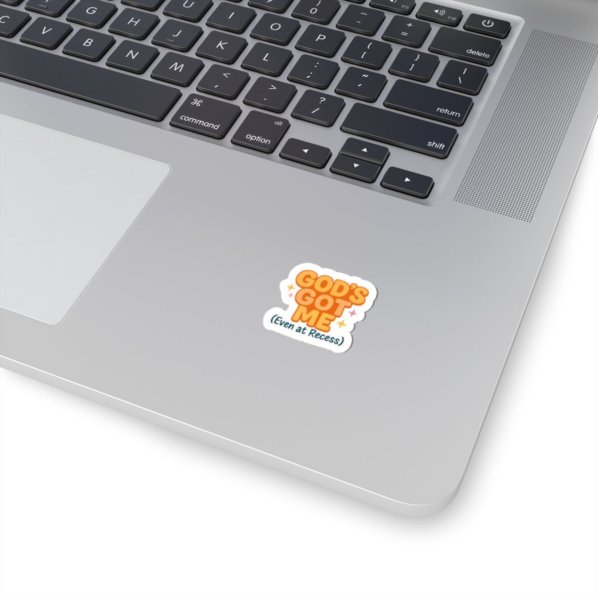 Inspirational Kiss-Cut Stickers - God's Got Me (Even at Recess) for Faith, Encouragement, Gifts, School Supplies, Home Decor