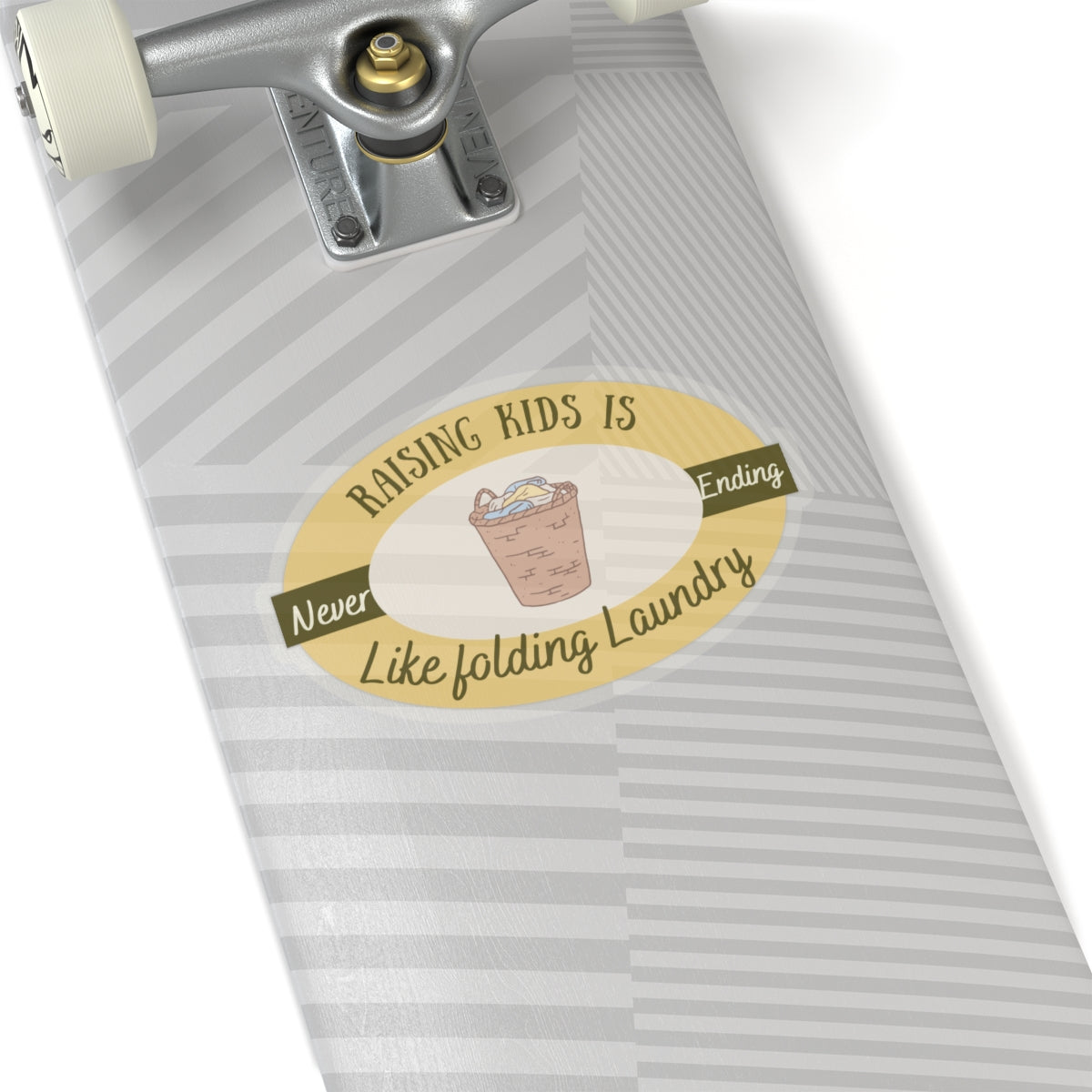 Raising Kids Kiss-Cut Stickers - Funny Parenting Decal for Moms