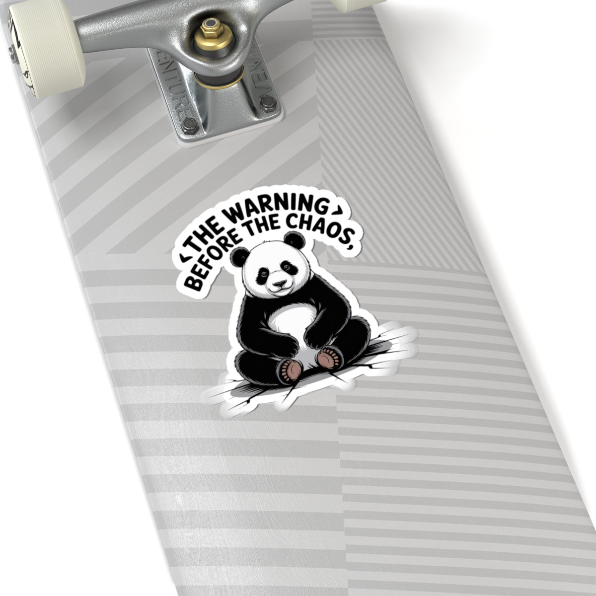 Panda Warning Kiss-Cut Stickers | Fun Stickers for Laptops, Journals, Gifts, Decor, Cool Designs