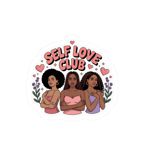 Empowering Self Love Stickers, Cute Laptop Decal, Women’s Affirmation Art, Positive Self Care Gift, Feminist Pride Decor