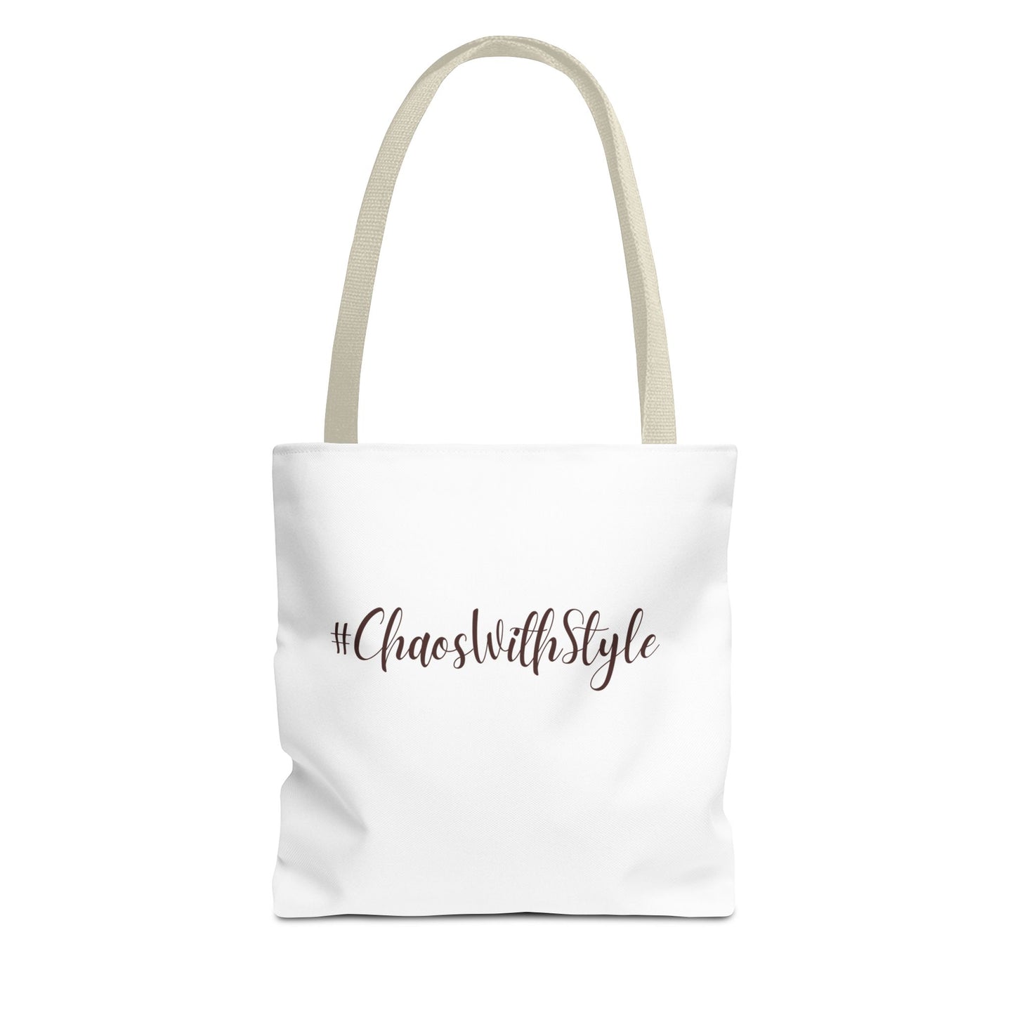 #ChaosWithStyle Tote Bag - Trendy Reusable Fashion Bag for Everyday Use