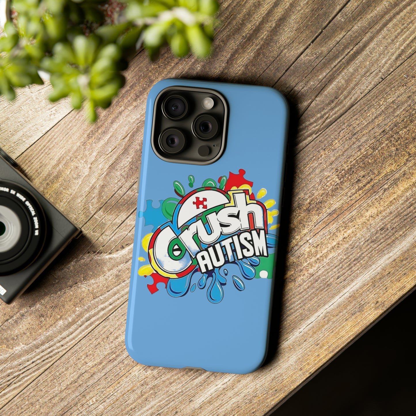 Crush Autism Tough Phone Cases