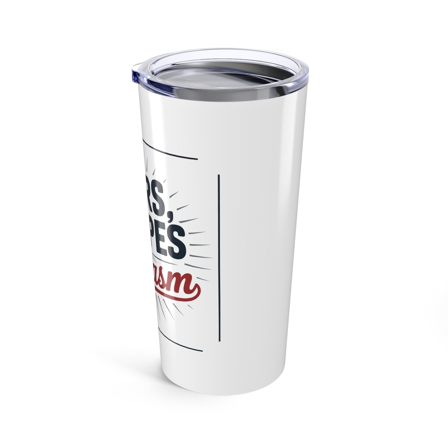 Stars Stripes and Sarcasm Tumbler – Funny July 4th Mug for Women, Patriotic Sass, Red White & Boujee Cup Gift