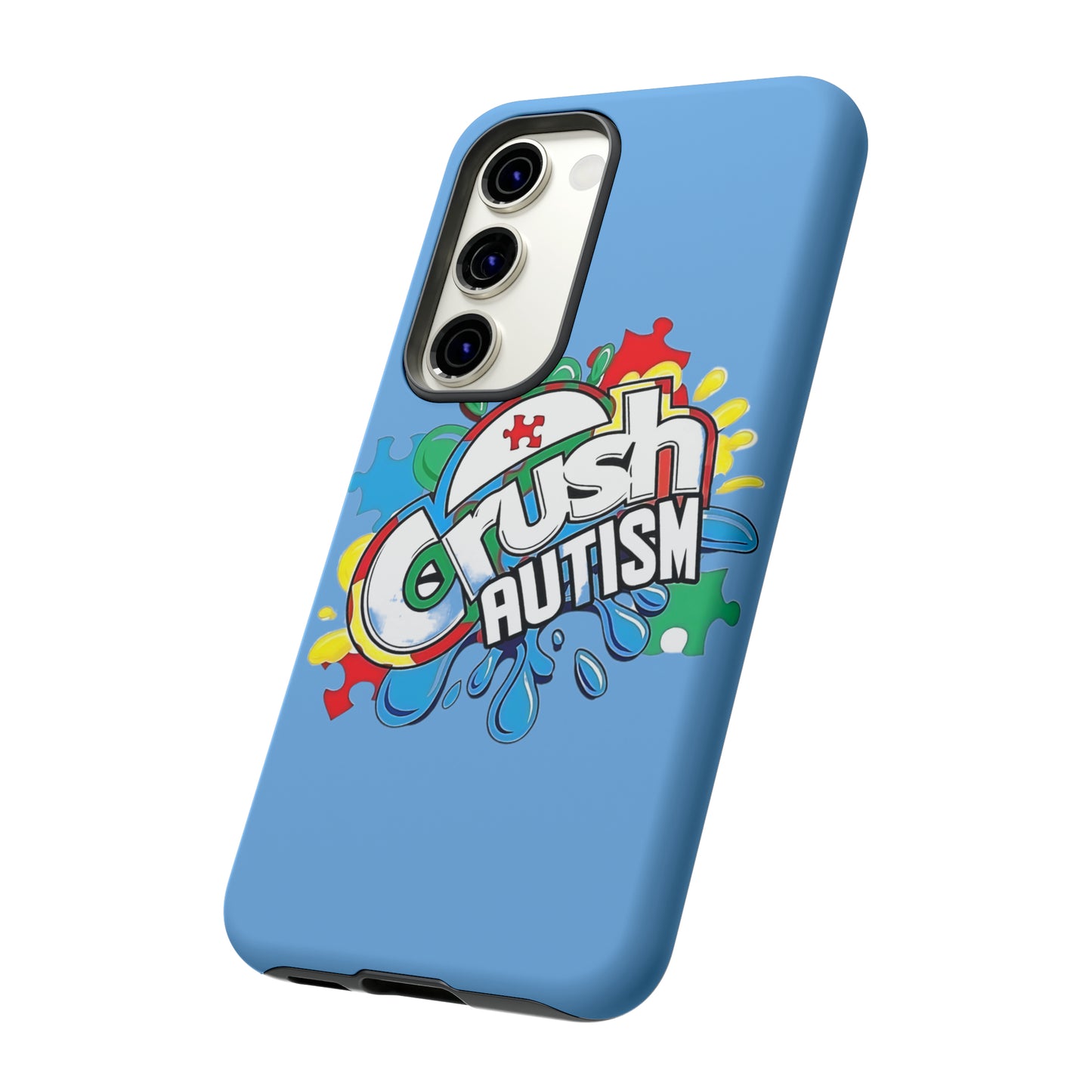 Crush Autism Tough Phone Cases