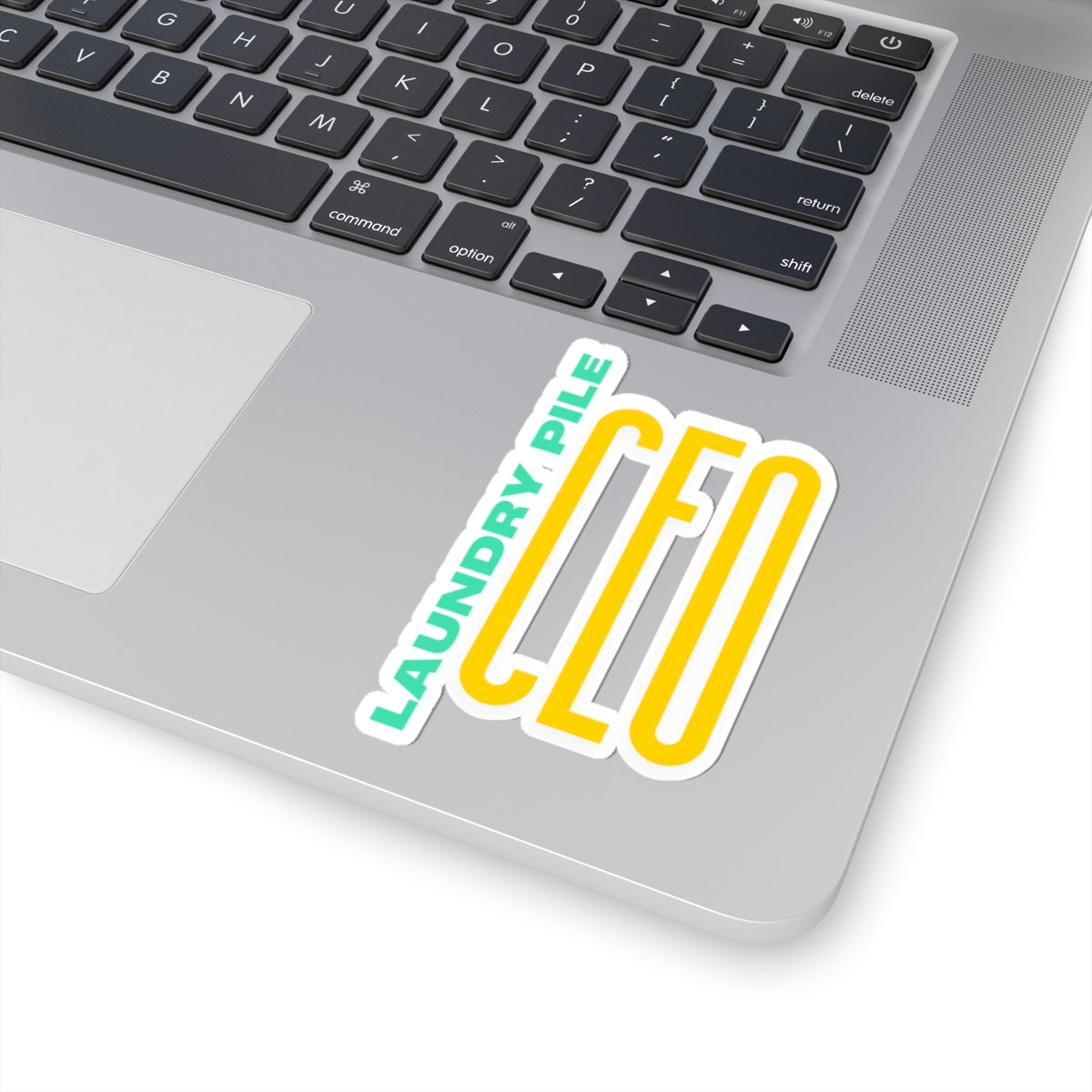 Laundry Pile CEO Kiss-Cut Stickers - Fun Laptop & Water Bottle Decals