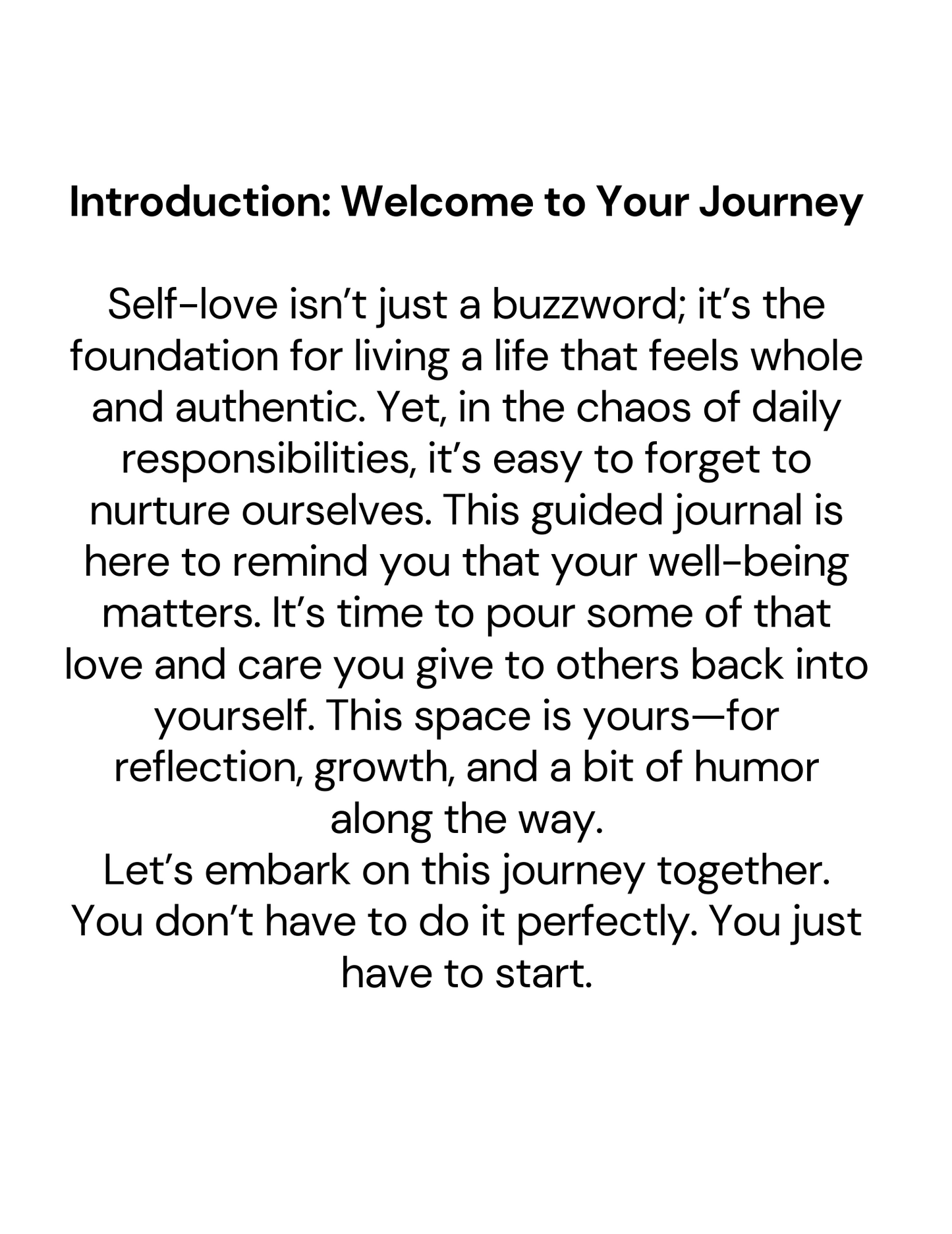 Embracing Me Guided Journal