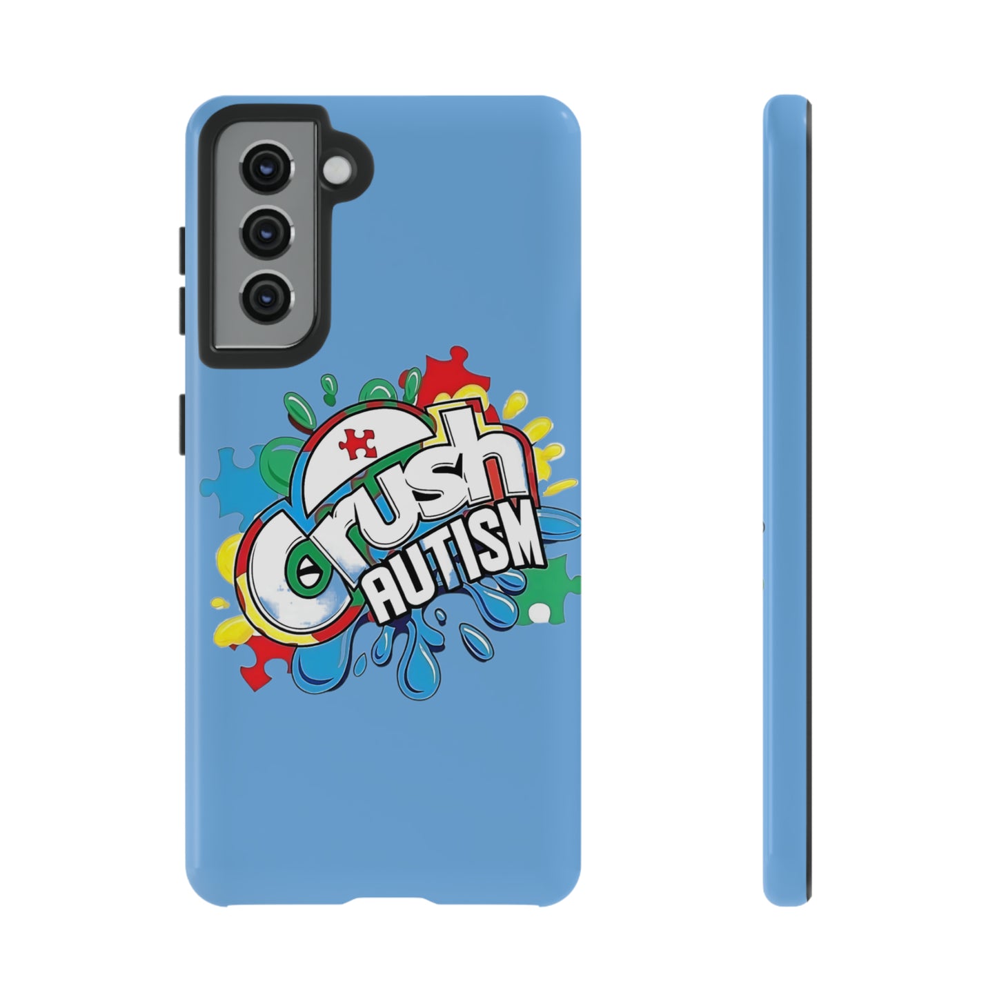 Crush Autism Tough Phone Cases
