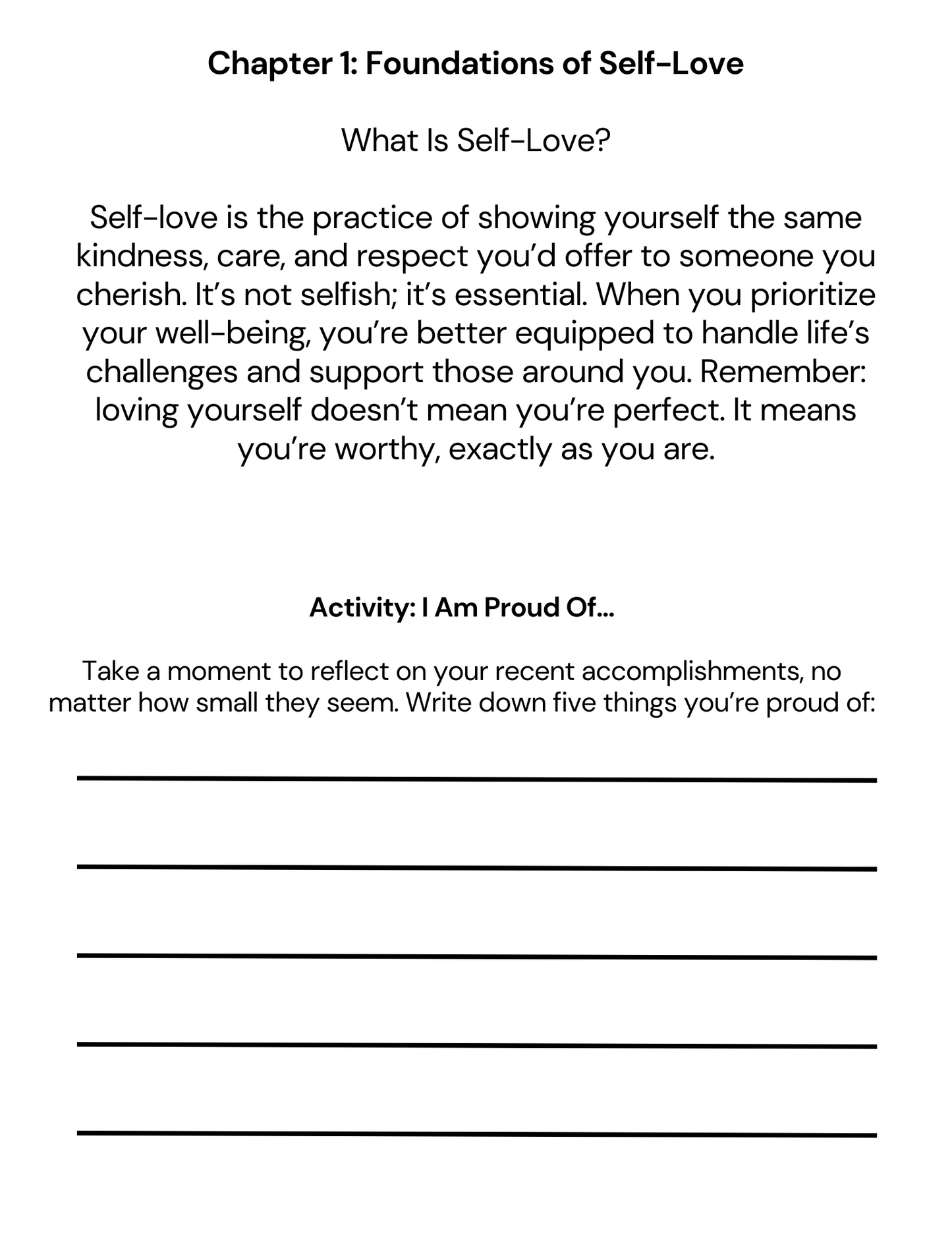 Embracing Me Guided Journal