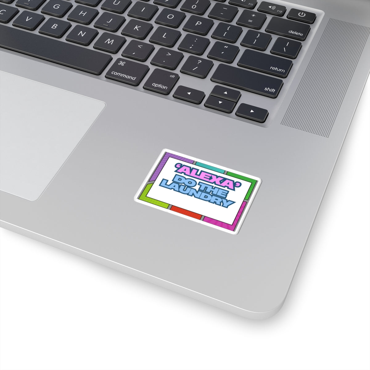 Fun 'Alexa' Do The Laundry Kiss-Cut Stickers - Perfect for Laptops & Home Decor