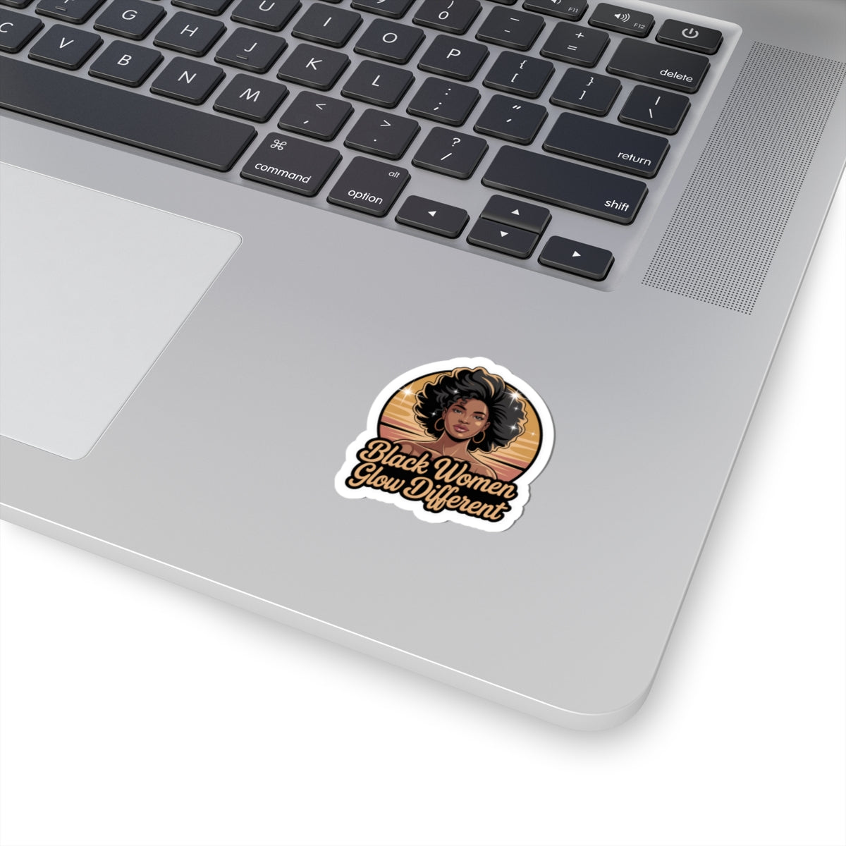 Empowering Kiss-Cut Stickers - Celebrate Black Beauty, Inspirational Decor, Laptop Stickers, Gift for Her
