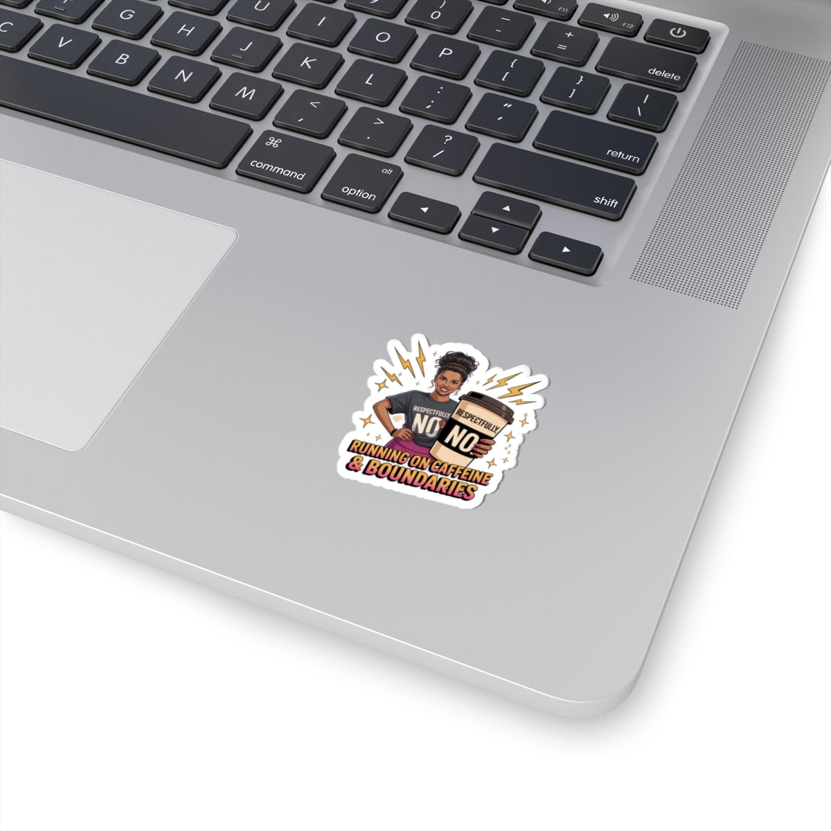 Empowered Coffee Lover Kiss-Cut Stickers, Fun Planner Decor, Laptop Stickers, Gift for Friends, Sassy Quotes