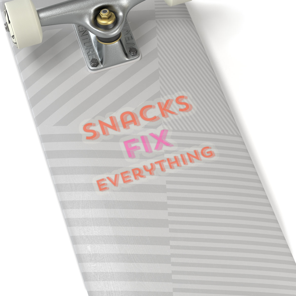 Snacks Fix Everything Kiss-Cut Stickers - Fun Vinyl Decals for Snacks Lovers