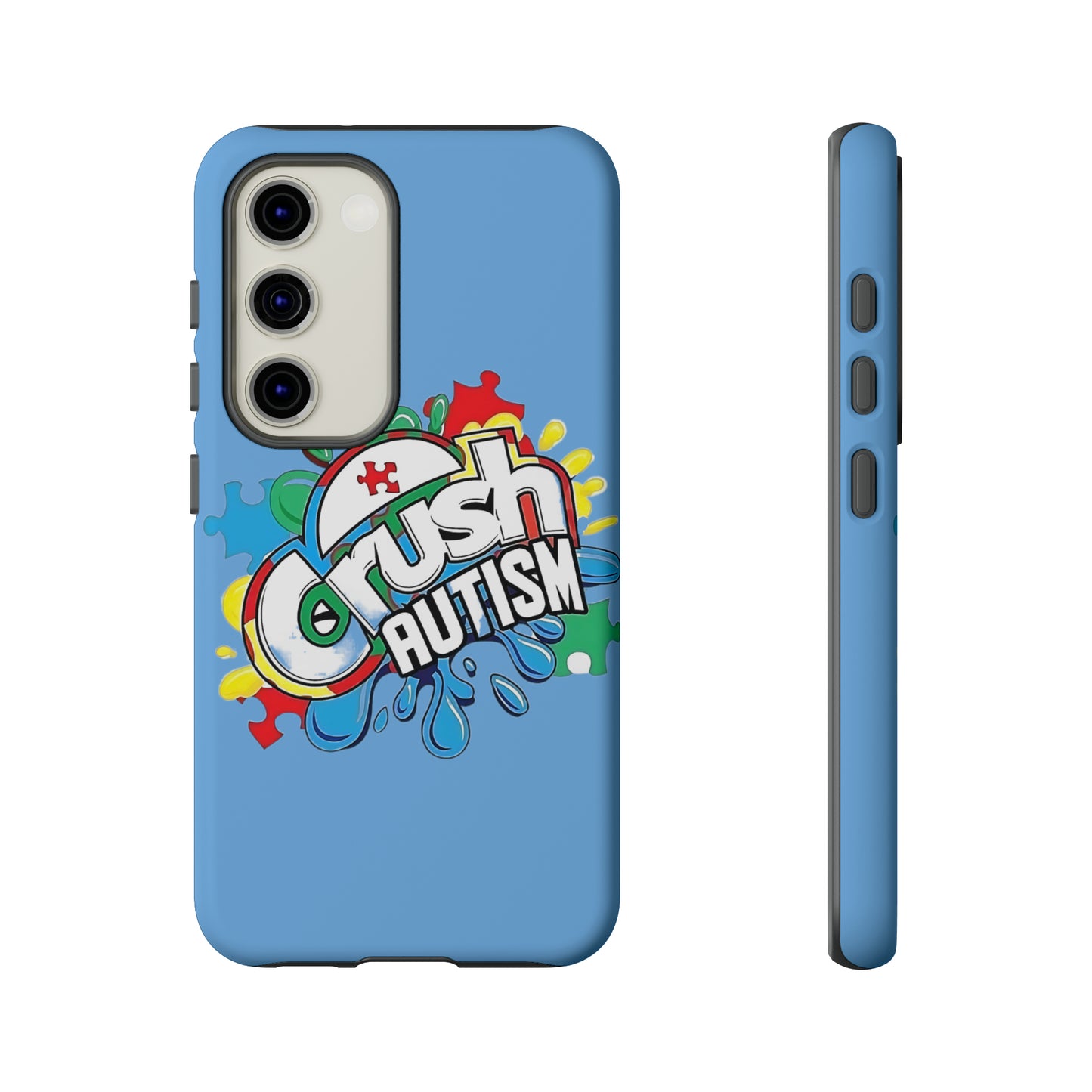Crush Autism Tough Phone Cases