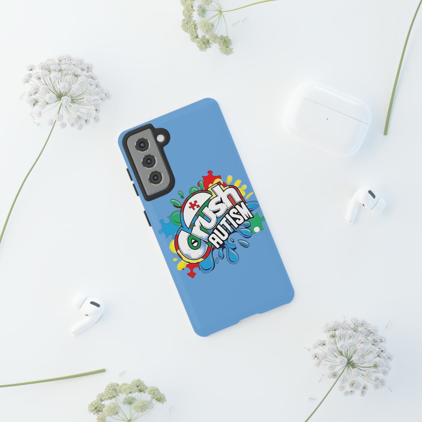 Crush Autism Tough Phone Cases