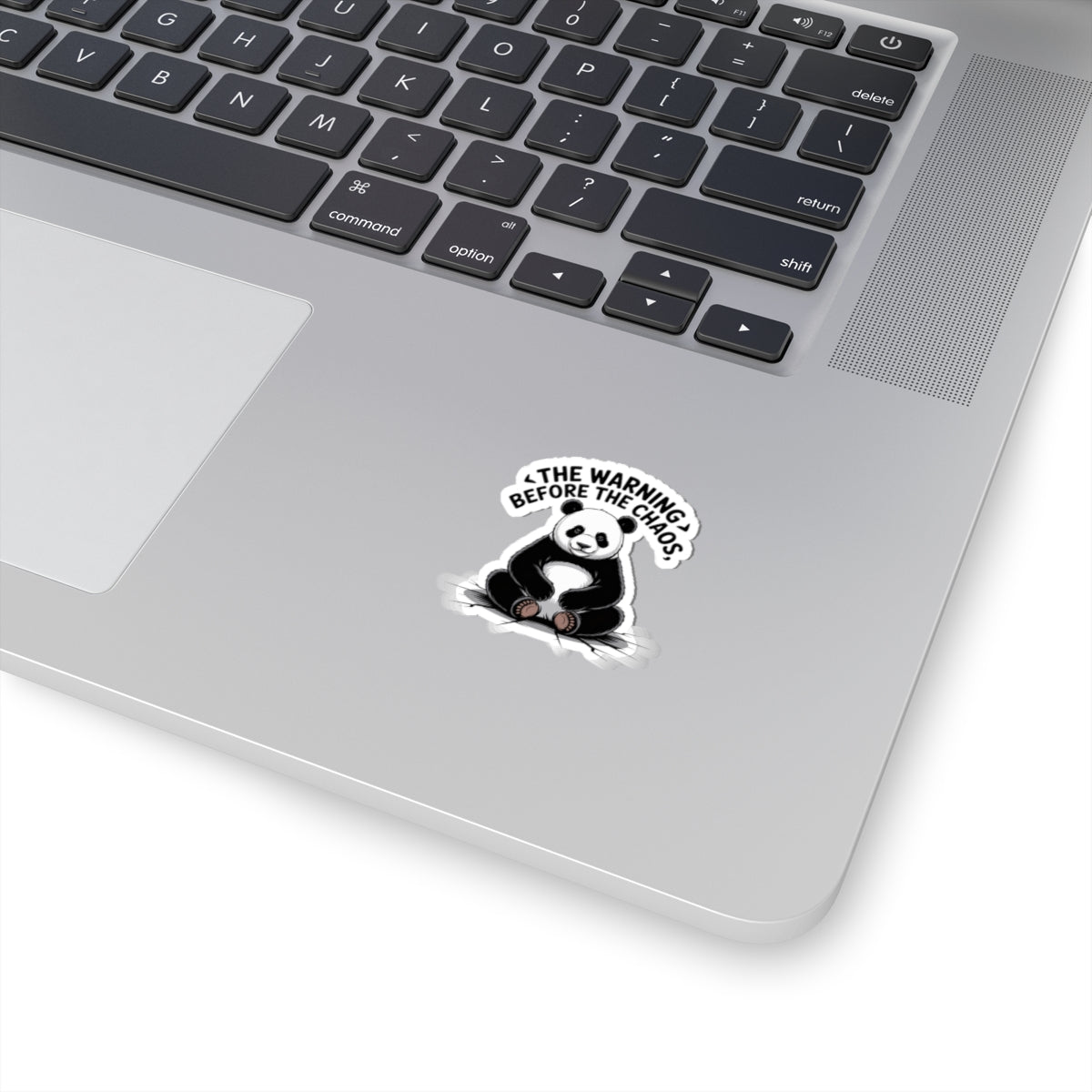 Panda Warning Kiss-Cut Stickers | Fun Stickers for Laptops, Journals, Gifts, Decor, Cool Designs
