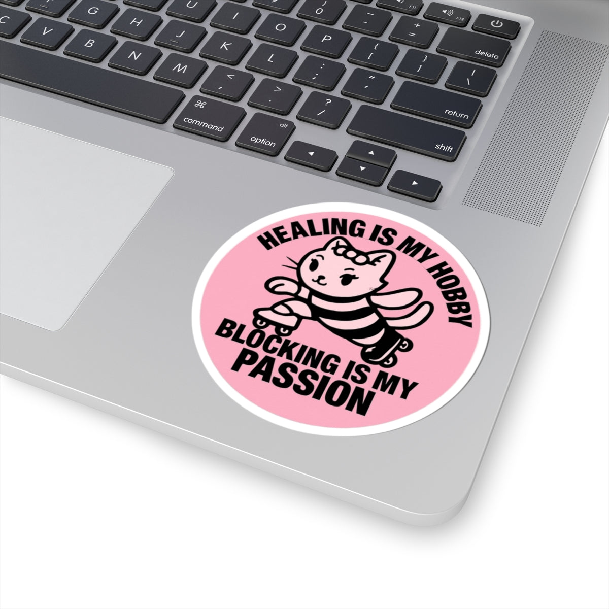 Cute Animal Healing Hobby Kiss-Cut Stickers, Fun Stickers for Water Bottles, Laptop Decor, Gifts for Cat Lovers, Journal Accessories