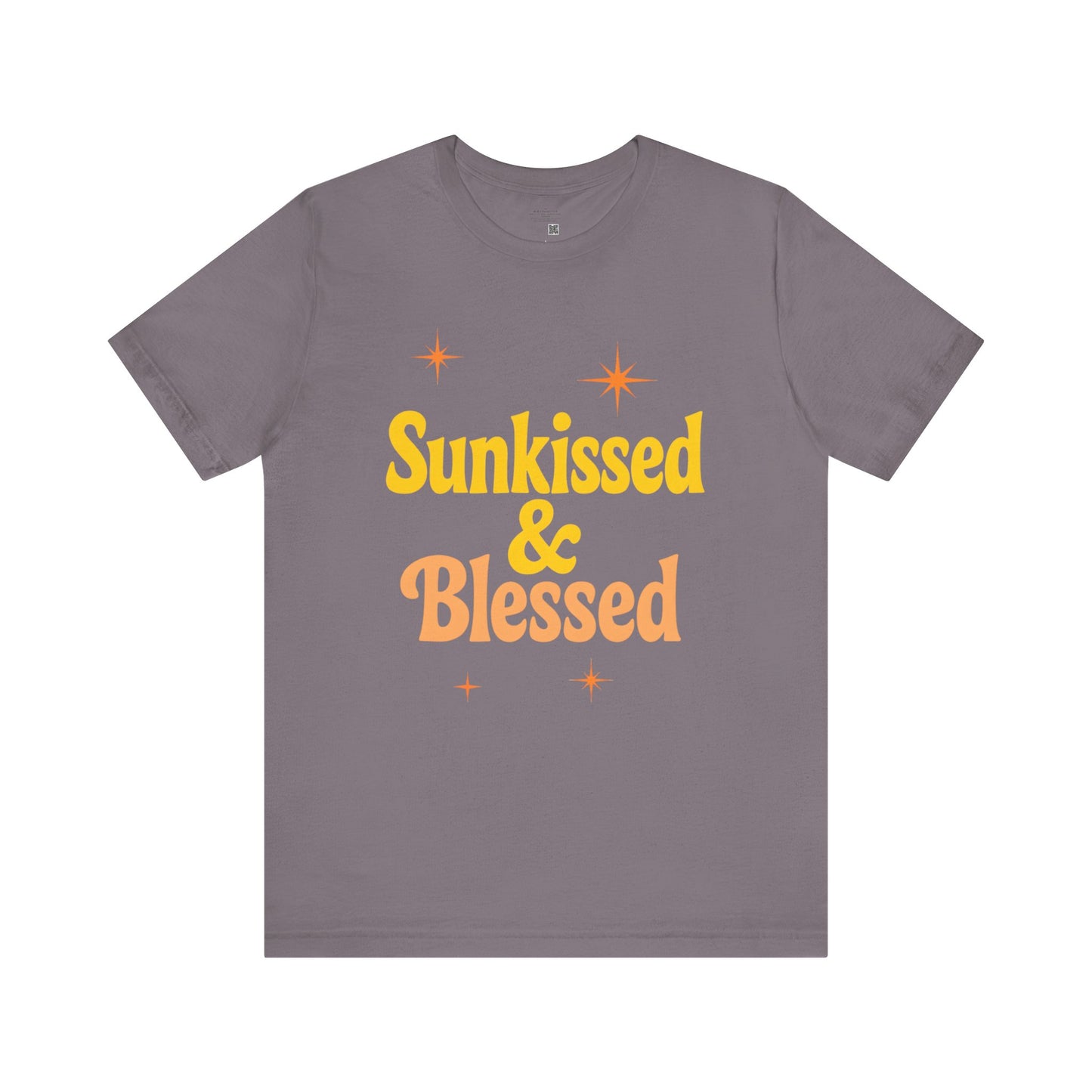 Sunkissed & Blessed Short Sleeve Tee, Fun Summer Shirt, Gift for Beach Lovers, Vacation Tee, Casual Outfit