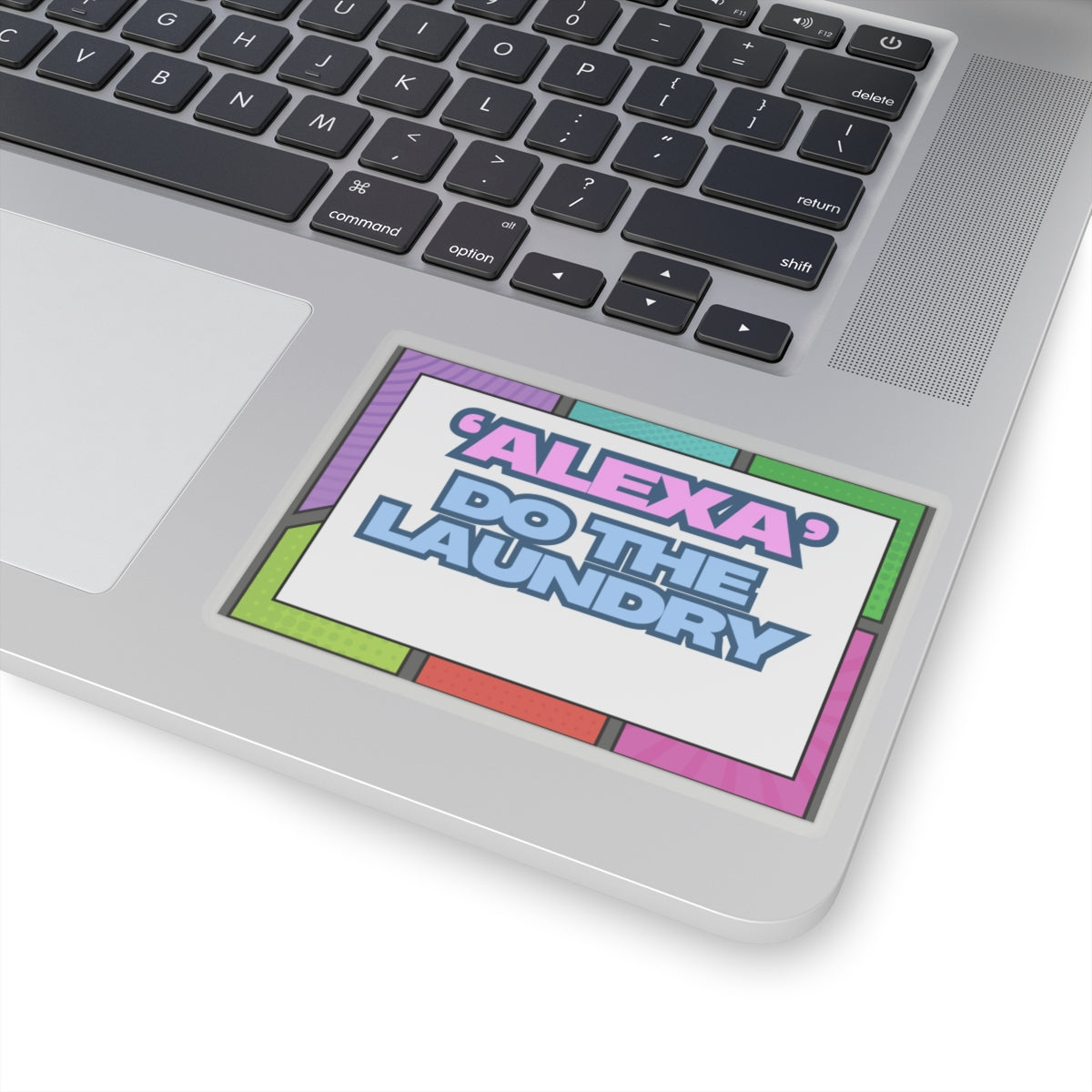 Fun 'Alexa' Do The Laundry Kiss-Cut Stickers - Perfect for Laptops & Home Decor
