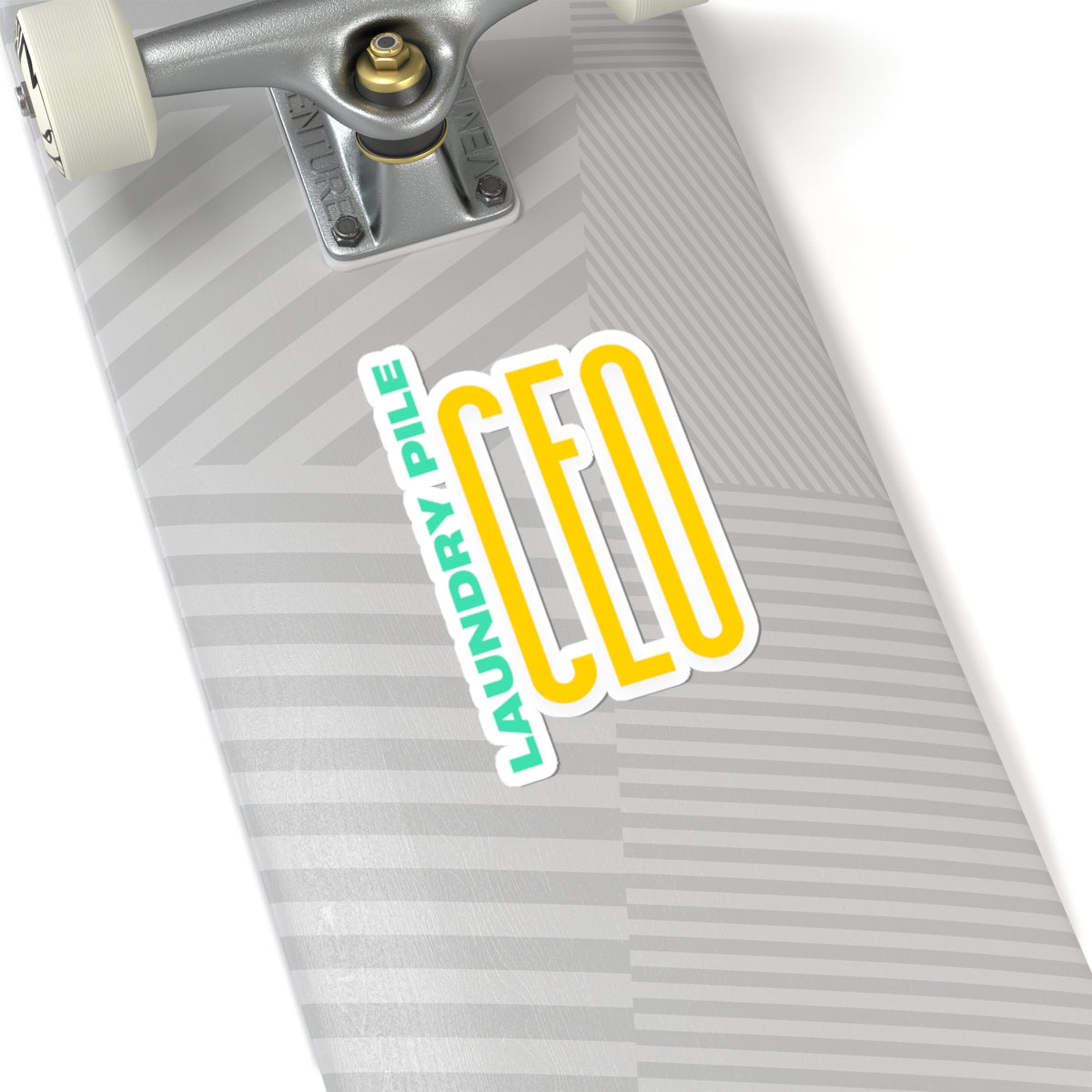 Laundry Pile CEO Kiss-Cut Stickers - Fun Laptop & Water Bottle Decals