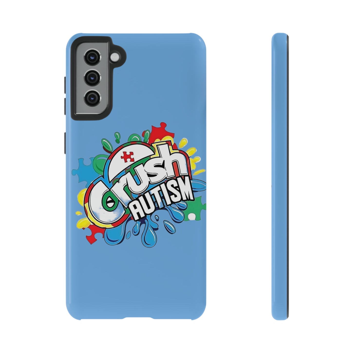Crush Autism Tough Phone Cases