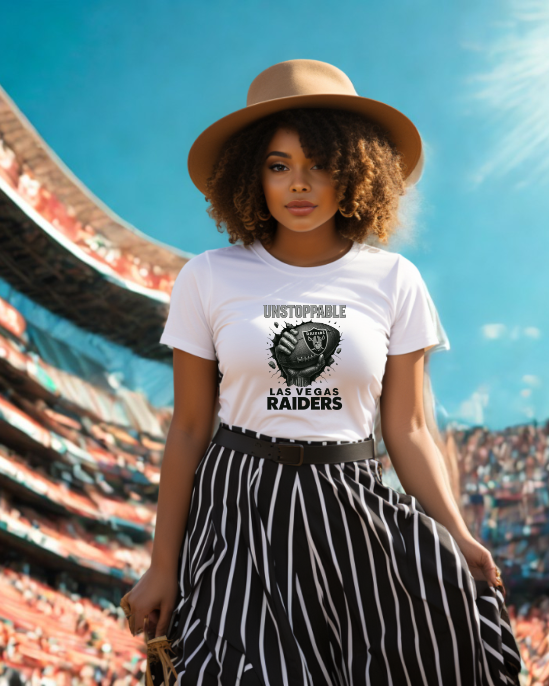 Las Vegas Raiders – “Silver. Black. Unstoppable.” (PNG)