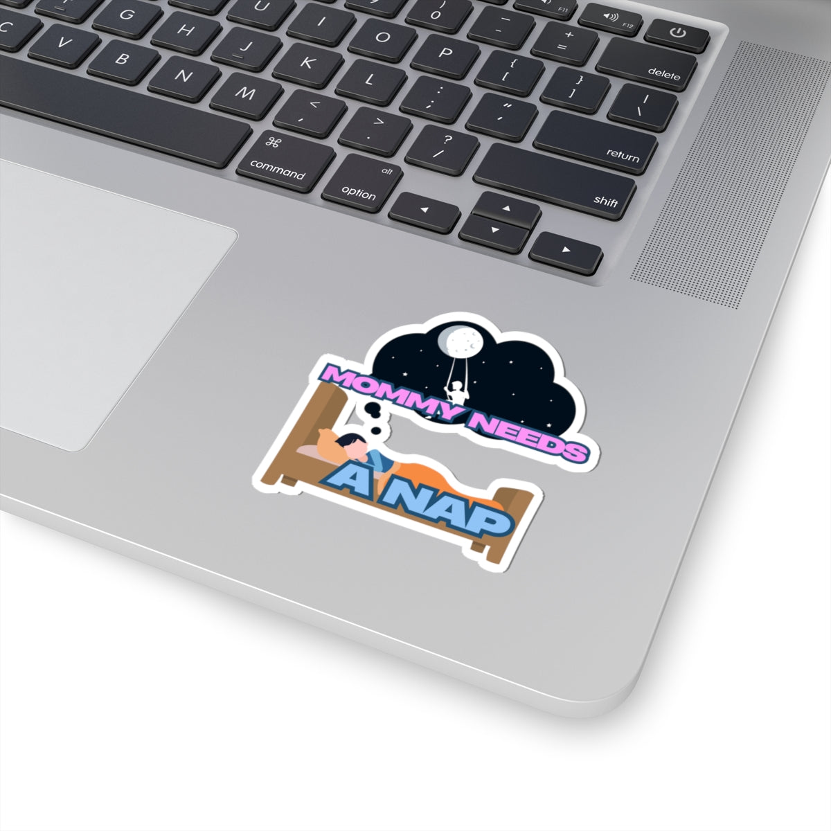 Mommy Needs A Nap Kiss-Cut Stickers - Cute Family Humor for Busy Moms
