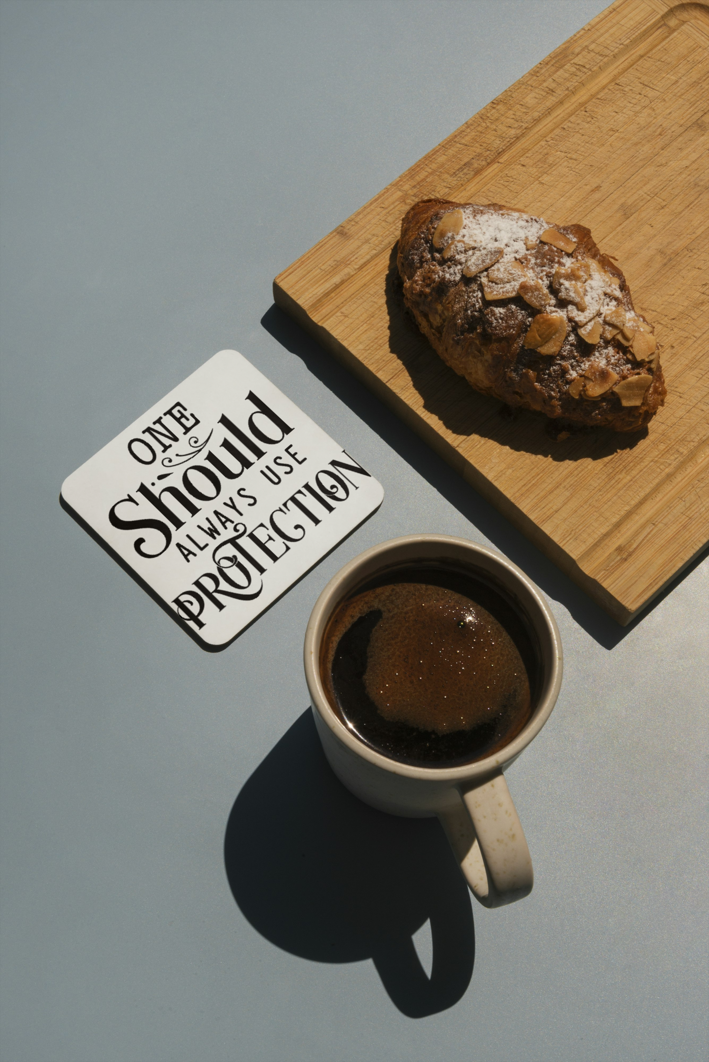 One Should Always use Protection Coaster