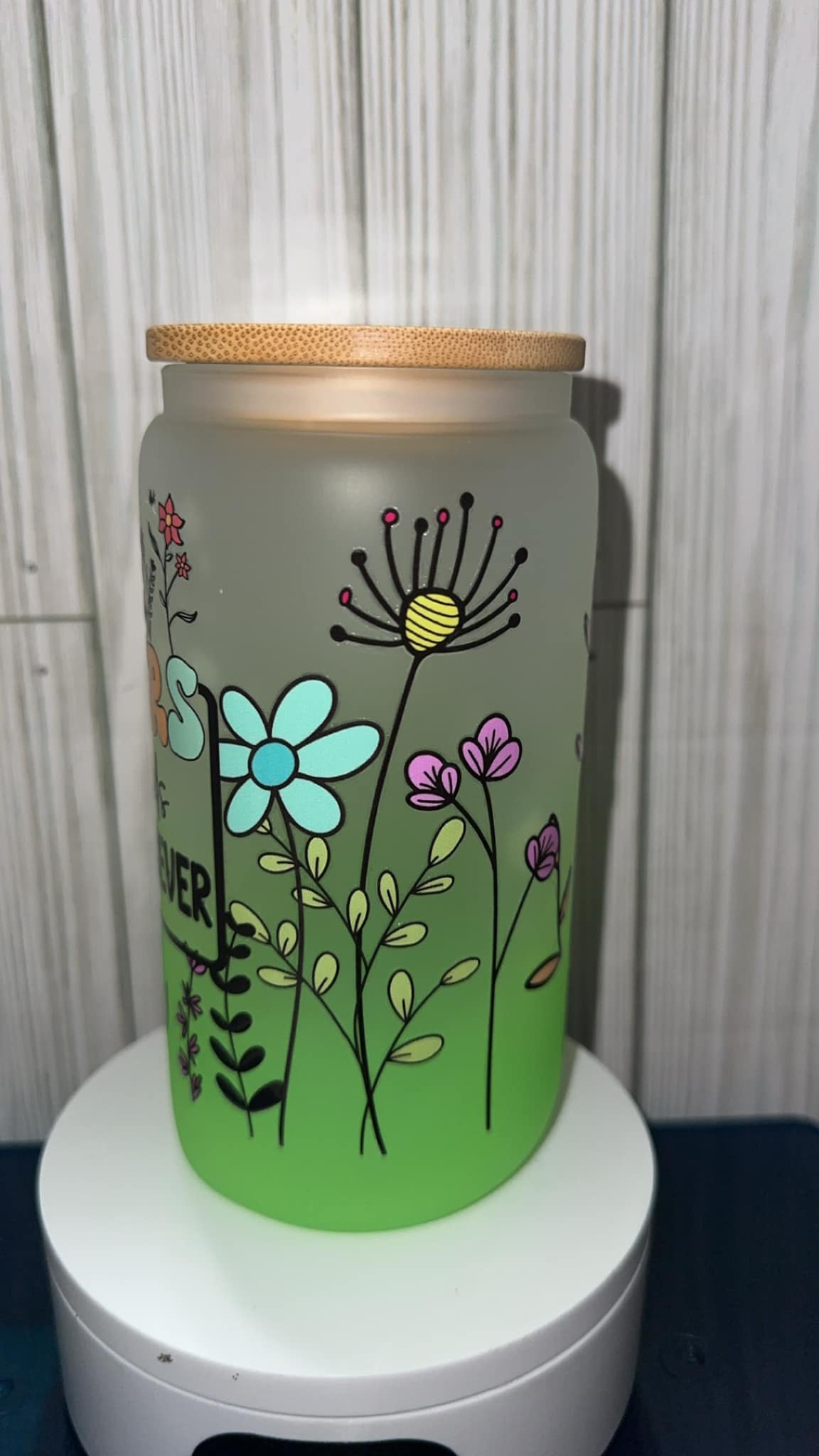 Teachers plant seeds that grow forever glass cup