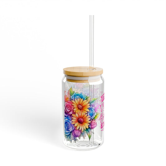 It's Fine I'm Fine Everything is Fine Sipper Glass, 16oz