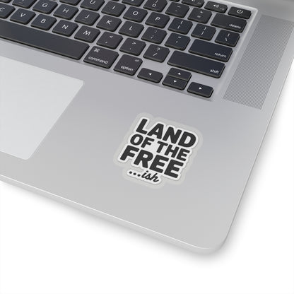 Patriotic Kiss-Cut Stickers, Fun Laptop Decor, Gifts for Independence Day, Land of the Free, Home of the Brave, Custom Stickers, USA Pride