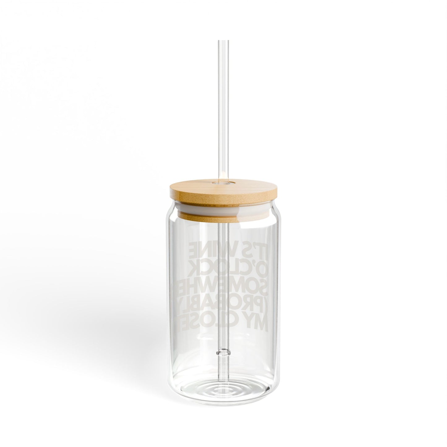 Funny Wine Tumbler - "It's Wine O'Clock Somewhere" - Perfect Gift for Wine Lovers