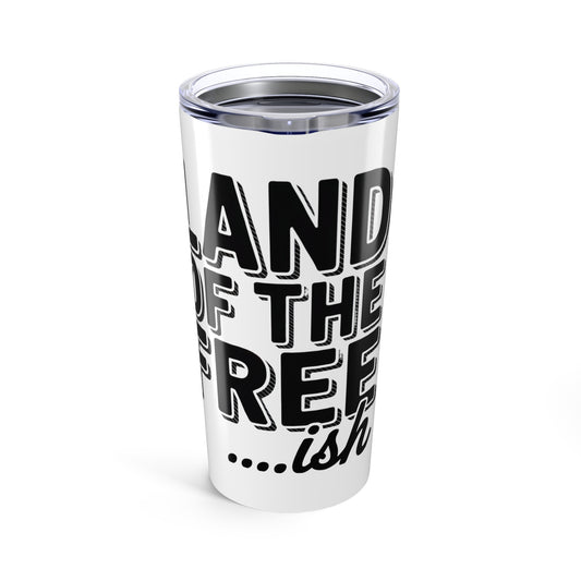 20oz Freedom-Themed Tumbler | Travel Mug, Coffee Cup, Patriotic Gift, Summer Essentials, Fun BBQ Accessory