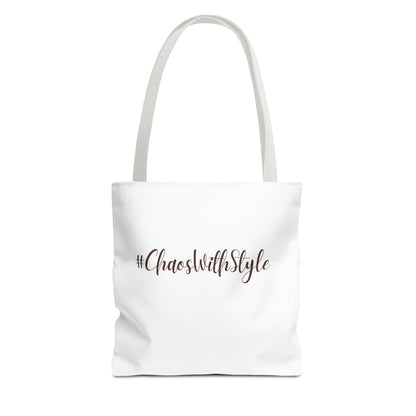 #ChaosWithStyle Tote Bag - Trendy Reusable Fashion Bag for Everyday Use