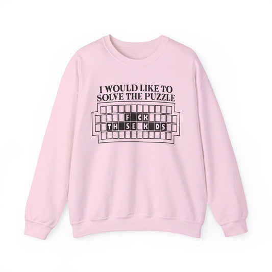 I Would Like to Solve the Puzzle Crewneck Sweatshirt